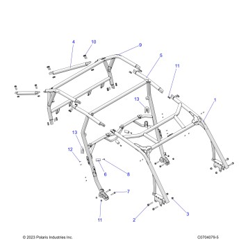 CHASSIS, CAB FRAME - Z26NMX99A4/A6 (C0704079-5)