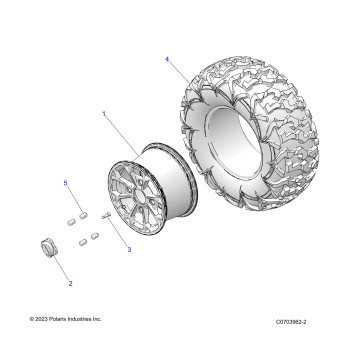 WHEELS, REAR - Z25NEE99A4/B4/A5/B5(C700112-2)