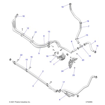 ENGINE, COOLING ROUTING MANIFOLD - Z23G4C92AL/BL (C702955)
