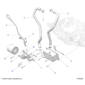 ENGINE, OIL FILTER, OIL COOLER AND RELATED - Z26RPK2KAR/BR/AV/BV/AC/BC/AJ/BJ (C750203)