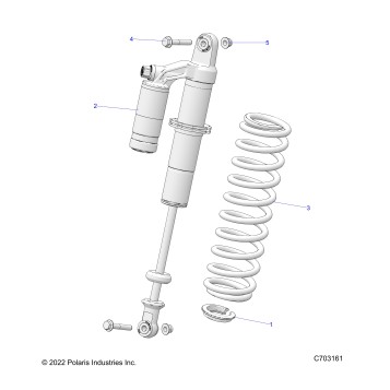 SUSPENSION, REAR SHOCK MOUNTING - Z23ASE99A4/B4/K99A4(C703161)