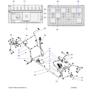 ELECTRICAL, WIRE HARNESS, CHASSIS, ULTIMATE LE - Z22MAC92AS/BS/Z92AS/BS (C703040)