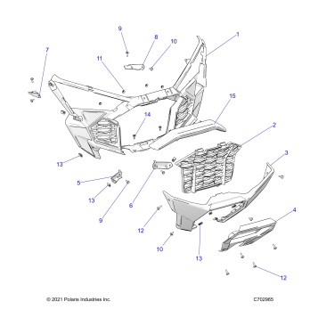 BODY, FRONT BUMPER - Z23GAE92A/92B (C702965)