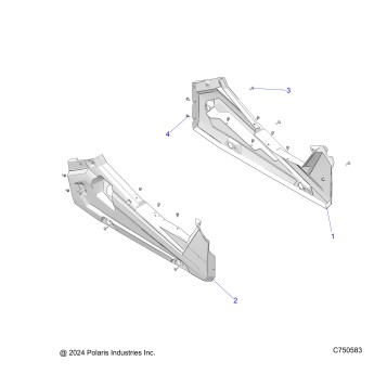 BODY, ROCKER PANELS - Z26NET99A4/B4/A6/B6 (C750583)