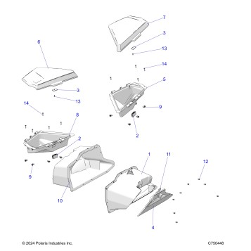 BODY, DASH STORAGE - Z25NMB99A4/B4 (C750448)