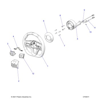 STEERING, WHEEL - Z23RMU2KAN/BN (C703011)