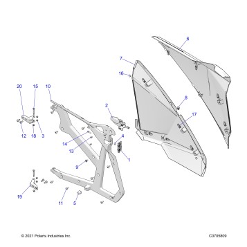 BODY, DOORS,REAR - Z22M4U92AP/BP (C0705809)
