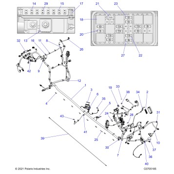 ELECTRICAL, WIRE HARNESS, CHASSIS - Z23G4D92AL/BL/AE/BE (C0705185)
