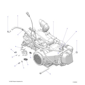 ENGINE, ENGINE and TRANSMISSION MOUNTING - Z26HCA18A4/A7/B4/B7 (C102543)