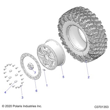 WHEELS, FRONT - Z22NAR99AF/BF (C0701353)