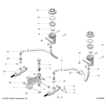 BRAKES, MASTER CYLINDER & RESERVOIRS - Z26RRL2KAL (C760095)