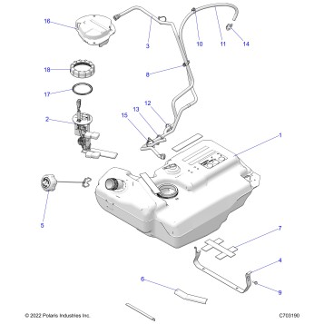 FUEL SYSTEM, TANK - Z26ASF99A6 (C703190)