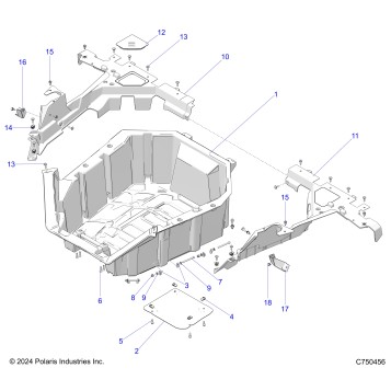 BODY, CARGO BOX - Z25XPD92A/92B (C750456)