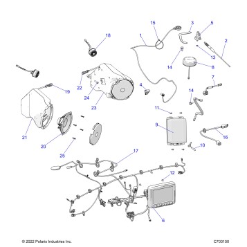 ELECTRICAL, AUDIO, RIDE COMMAND - Z23RGK2KAJ/BJ (C703150)