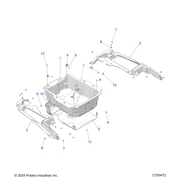 BODY, REAR RACK - Z25NEB99A4/B4 (C750472)