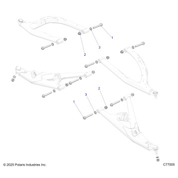 SUSPENSION, FRONT CONTROL ARMS MOUNTING - Z26RRL2KAL (C77005)