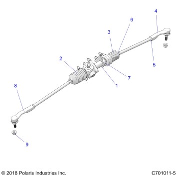 STEERING, GEAR BOX - Z22ASA87A2(C701011-5)