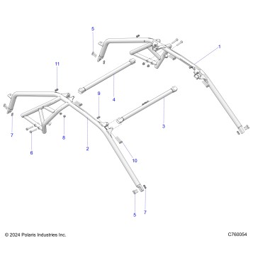 CHASSIS, CAB FRAME - Z25XPE92A/92B (C760054)