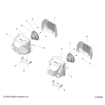 ELECTRICAL, AUDIO, REAR - Z25XPD92A/92B (C750828)