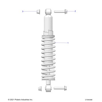 SUSPENSION, SHOCK, REAR - Z26HCA18A4/A7/B4/B7 (C7045486)