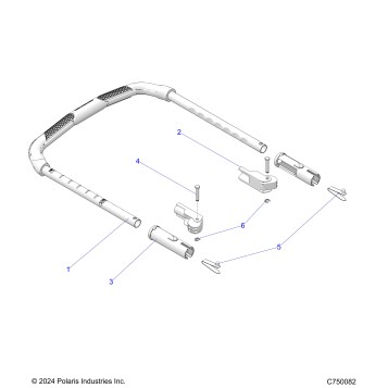 BODY, GRAB BAR, PASSENGER - Z25XPD92A/92B (C750082)