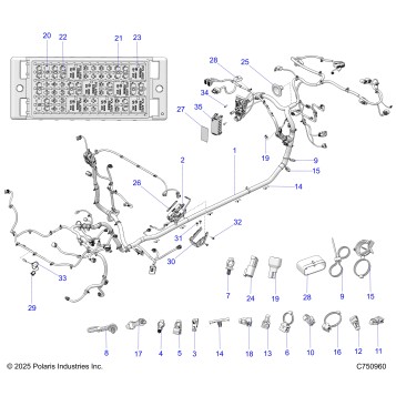 ELECTRICAL, WIRE HARNESS, CHASSIS - Z26SPE92A4/B4/A6/B6 (C750960)