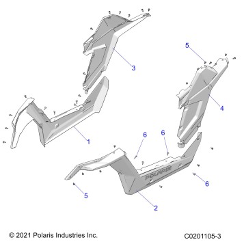 BODY, ROCKERS - Z26HCA18A4/A7/B4/B7 (C0201105-3)