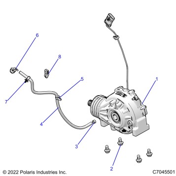 DRIVE TRAIN, FRONT GEARCASE MOUNTING - Z26ASF99A6 (C7045501)