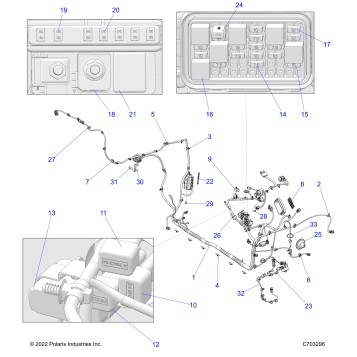 ELECTRICAL, WIRE HARNESS, CHASSIS - Z23RGC2KAJ/BJ (C703296)