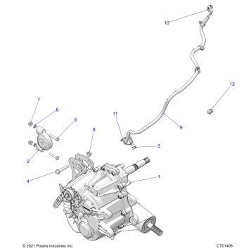 DRIVE TRAIN, MAIN GEARCASE MOUNTING - Z23N4K99A/99B (C700275-2)