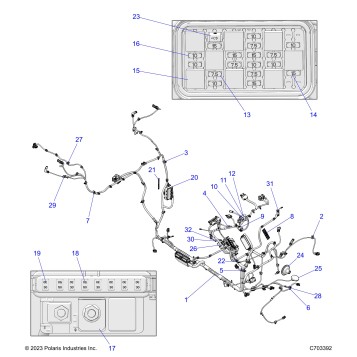 ELECTRICAL, WIRE HARNESS, CHASSIS - Z24RGD2KAH/AL/BH/BL  (C703249)