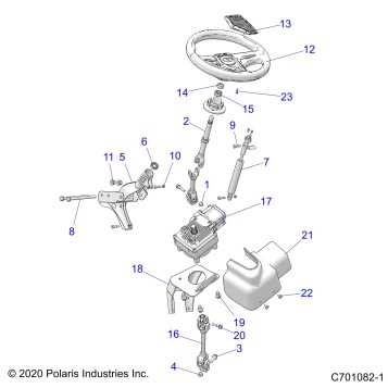STEERING, POWER STEERING ASM. - Z23A5P87A4/K87A4(C701082-1)