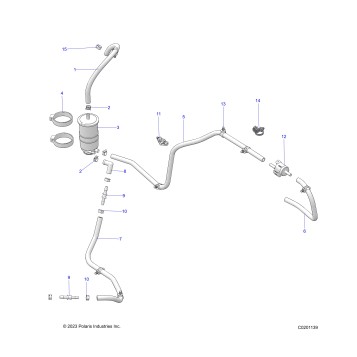 FUEL SYSTEM, EVAP SYSTEM - Z26HCA18B4/B7 (C0201139)