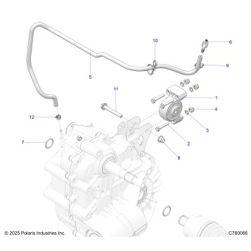 DRIVE TRAIN, MAIN GEARCASE MOUNTING - Z26NMX99A4/A6 (C760066)