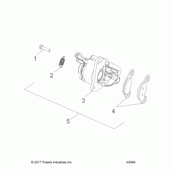 BRAKES, CALIPER, REAR - Z19YAV17B2/B4 (A00064)