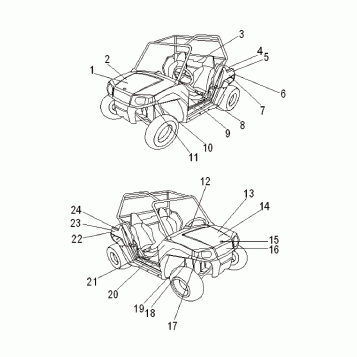 BODY, DECALS - Z19YAV17B2/B4 (A00074)