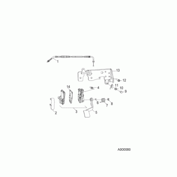 STEERING, CONTROLS and THROTTLE - Z19YAV17B2/B4 (A00080)