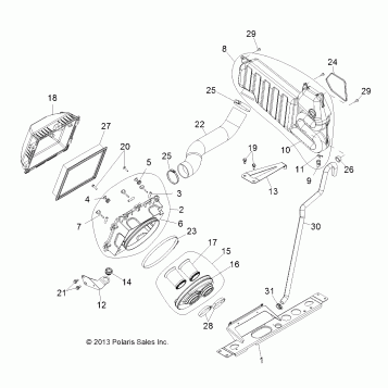 ENGINE, AIR INTAKE SYSTEM - Z14JT87AD/9EAO/9EAOL/9EAL (49RGRAIRBOX13RZRXP900)