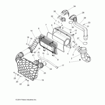 ENGINE, AIR INTAKE SYSTEM H.LIFT - Z20NAM99AL (49RGRAIRBOX151000AL)