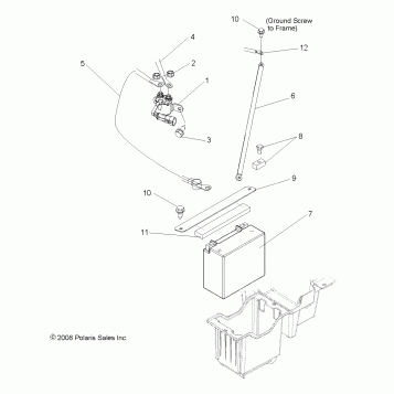 ELECTRICAL, BATTERY - R10VH76 ALL OPTIONS/VY76AZ (49RGRBATTERY09RZR)