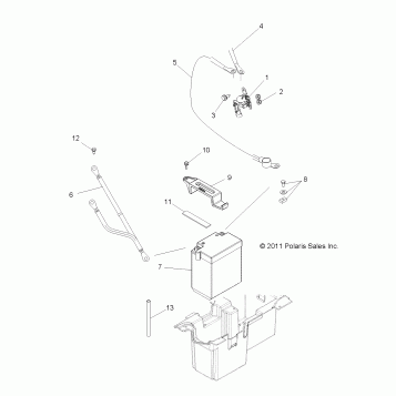 ELECTRICAL, BATTERY - Z14VH57AD/6EAI/6EAW (49RGRBATTERY12RZR570)