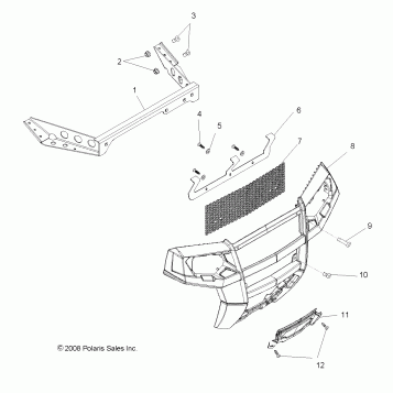 BODY, FRONT BUMPER - R09VH76AX (49RGRBUMPER09RZR)