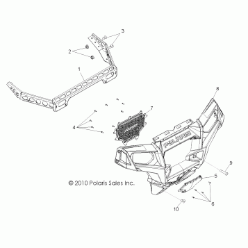 BODY, FRONT BUMPER - R11XH76AW/AZ/XY76AA (49RGRBUMPER11RZRS)