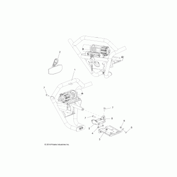 ACCESSORY, FRONT BUMPER - Z15VDE99AL (49RGRBUMPER151K)