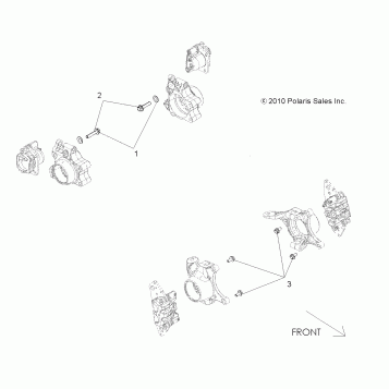 BRAKES, CALIPER MOUNTING - R11JH87AA/AD (49ATVCALIPERMTG11RZR875)