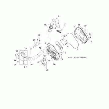 DRIVE TRAIN, CLUTCH COVER and DUCTING - R12JT87AB/AD/AS/AW/9EAW (49RGRCLUTCHCVR12RZRXP900)