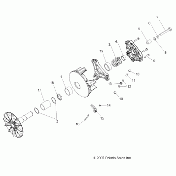 CLUTCH, DRIVE - R08VH76AD/AG (49RGRCLUTCHDRV08VISTA)