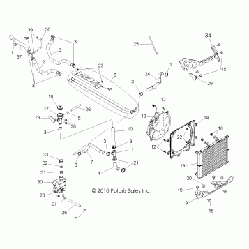ENGINE, COOLING SYSTEM - R11VH76/VY76 ALL OPTIONS (49RGRCOOL11RZRS)