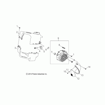 ENGINE, COOLING - Z19YAV17B2/B4 (49RGRCOOL10RZR170)