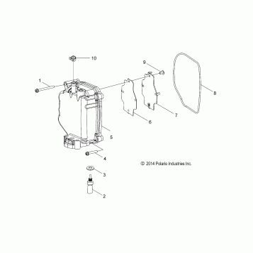 ENGINE, CYLINDER HEAD COVER - Z19YAV17B2/B4 (49RGRCYLINDERHDCVR15RZR170)